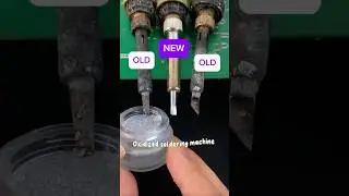 Turning an oxidized soldering machine into a new one #solders #solderingiron #solderingmachine