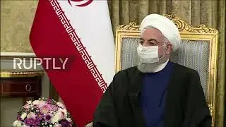 Iran-Rouhani meets up with Chinese Foreign Minister Wang Yi in Tehran