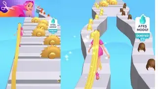 Hair Challenge gameplay (ios android)part 13 level 76,82