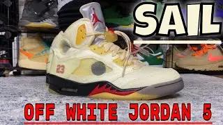 Jordan 5 Off White Sail Review On Foot Legit Check