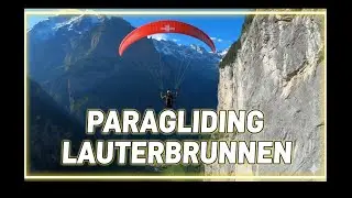 Paragliding Lauterbrunnen Valley #switzerland #lauterbrunnen #mürren  #paragliding #adventure