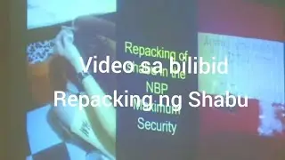 Sen. Tolentino. siniwalat online delivery at repacking ng Shabu sa loob ng Bilibid.