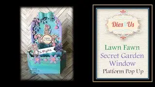 DiesRUS Dies R US - Lawn Fawn - Secret Garden Window - Platform Pop Up
