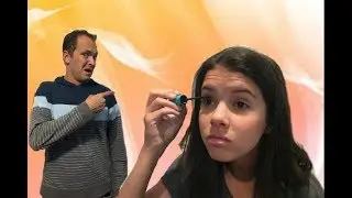 DAD DOES MY VOICEOVER | Makeup Routine