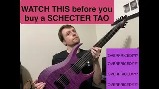 OVERPRICED!?!?!? Schecter Tao 7 String Guitar [Gear Review]