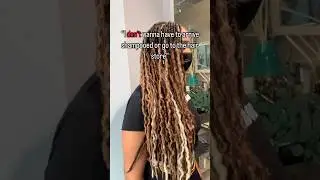 Multi Colored Faux Locs #protectivestyles #fauxlocs #softlocs #shorts #diysoftlocs #howto #locs