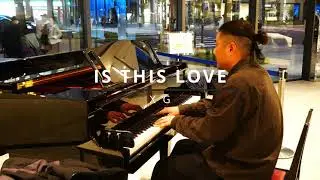 【御堂筋ストリートピアノ】XGの「IS THIS LOVE」をアレンジして弾いてみた