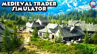 Build A Medieval Shop | Medieval Trader Simulator Gameplay | First look