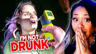 Miss BOOZIN' while CRUISIN' is too DRUNK to realize the CAR is now a TRICYCLE | best of bodycam #16