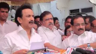 DMK walk out from the assembly in protest against refusal to debate the electricity situation