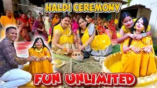 Traditional Uttar Pradesh Haldi Ceremony Vlog😍