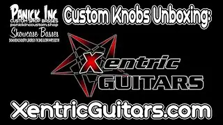 Unboxing Xentric Guitars Custom Molded Guitar Knobs! | Panick Inc Showcase Bass Project
