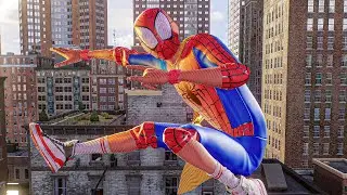 Marvel's Spider-Man 2 (ITSV SB suit) Free Roam - No commentary (PS5 60FPS) 