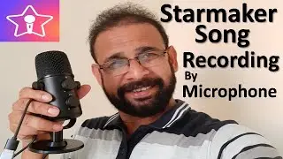 Starmaker song recording by condenser microphone || mic for song recording on Starmaker app