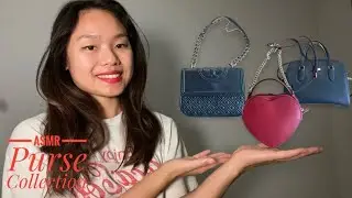 ASMR Purse Unboxing & Purse Collection 👜 (Tingly Tapping)