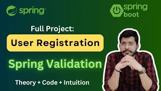 Spring Validation using User Registration Full Project | Lec.21 |Spring Framework Bootcamp