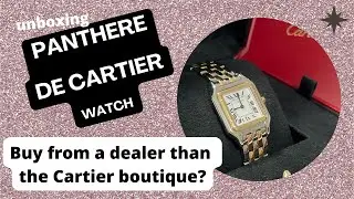 Часы PANTHERE DE CARTIER, среднего размера, двухцветные | История | Распаковка | Дилер или бутик Cartier?