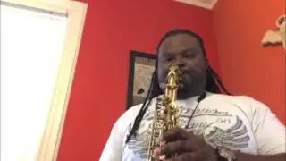 Anthony E Nelson Jnr and the Signature Custom Raw XS alto
