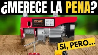 POLIPASTO VEVOR: &iquest;EL MEJOR EL&Eacute;CTRICO DE CABLE BARATO? VEVOR PAYX250-2