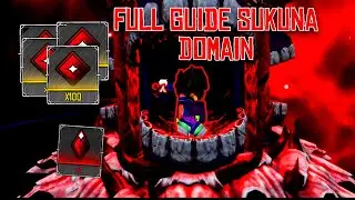 Sukuna Domain Full Guide - Cursed Flash + Fingers  |  Jujutsu Zero (Roblox)