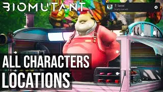 Social Trophy / Achievement (Discover All 16 Side Characters) (All Characters Locations) - Biomutant