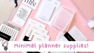 May Paper Co Minimal Planner and Journaling Supplies