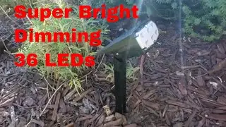 Golumup Solar Landscape Light 36 LEDs Review
