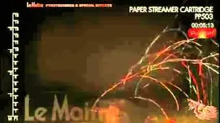 Paper Streamer Cartridge Stage Pyrotechnic Demo LeMaitre