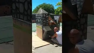 Making a CASTLE! #shorts #youtubeshorts #diy #howto #sharkhead #art #fun #artsandcrafts #diyshorts