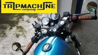 TRIPMACHINE GRIPS ON GT650 || RE Continental GT650 accessories