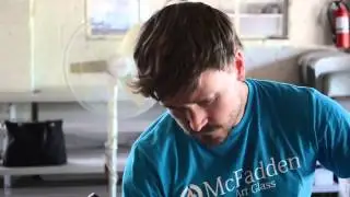 Tim McFadden Works His Wonder Creating Glass Works of Art
