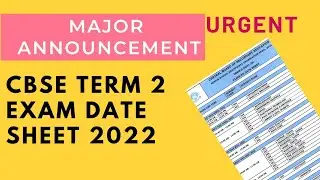 CBSE TERM 2 EXAM DATE SHEET 2022 class 12| CBSE TERM 2 BOARD EXAMS TIME TABLE |Falcon Fabian Academy