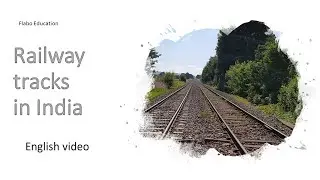 Types of Railway tracks in India || English video