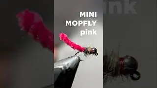 MINI MOPFLY pink flypattern #flyfishing #fliegenfischen #flytying