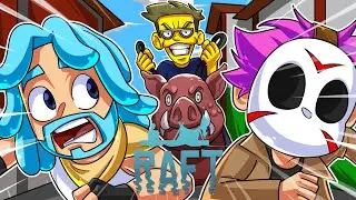 Jim Becomes Mayor of a Caravan Town | Raft [Multiplayer E5]