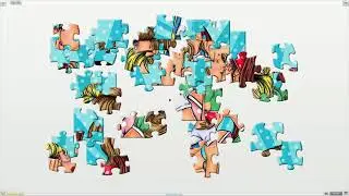 The daily jigsaw puzzle | Girls Sharing Information, Pop Art