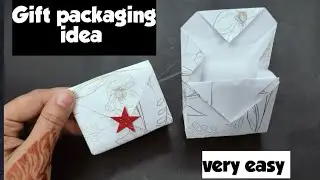 Origami gift box/gift packaging idea/paper craft easy/paper gift box/paper gift idea