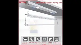 Small Laundry System1m Mini Electric Clothes Drying Hanger for Apartment or Small Balcony