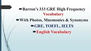 Word_68 | Immutable | Barron's 333 GRE high frequency words with photos & Mnemonics.