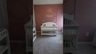 Baby Room Accent Wall #baby #decor #accentwall