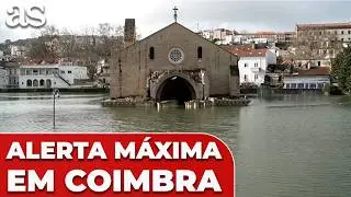 ALERTA M&Aacute;XIMA em COIMBRA: Desalojos e evacua&ccedil;&atilde;o ap&oacute;s rompimento da Barragem do Rio MONDEGO