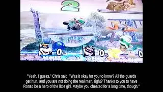 Tether Recovery Rosalina holding Home-Run Bat against Heavyweigh Fox | Super Smash Brothers Brawl⚡👂🥞