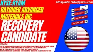 RYAM STOCK : RECOVERY CANDIDATE | RAYONIER ADVANCED MATERIALS STOCK