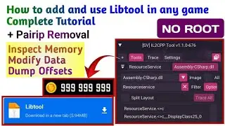 Как добавить и использовать LibTool в любой игре | Без рута (полное руководство)