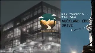 Nightfall Drive: Rural to Urban Noir | Auckland CBD Cinematic Journey 🚗🌙