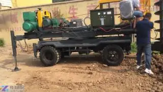 Wheel Type Spiral Pile Driver
