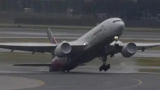 Tail Strike Boeing 777
