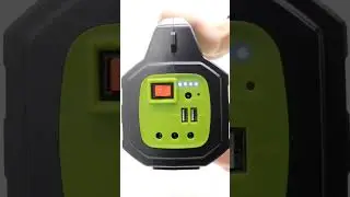 Портативная солнечная автономная станция Solar Light AT-9023 (фонарь, радио, павербанк, 3 лампочки)