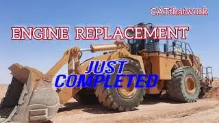 Caterpillar 992K Wheel Loader 23,337 hours in operation  Engine Replacement Completed. #catthatwork