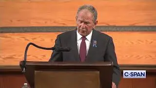 Former President George W. Bush Tribute at Rep. John Lewis Funeral